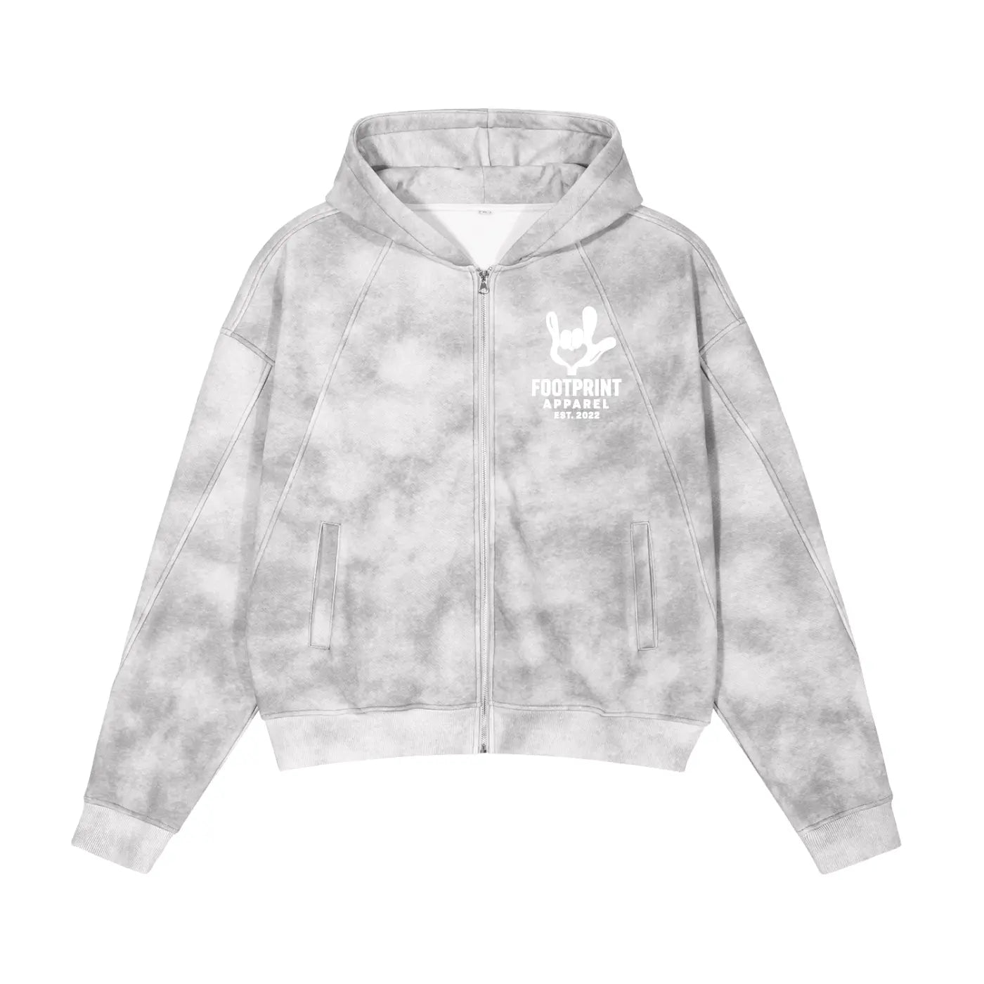 Footprint Apparel Cloud Gray Hoodie