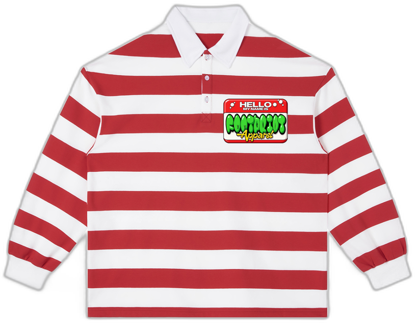 I AM FOOTPRINT® Red Rugby
