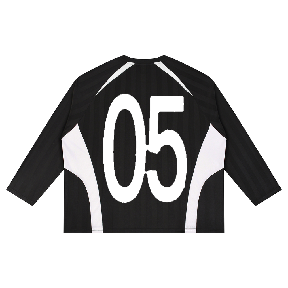 Footprint Apparel men's streetwear — HELLO® ATHLETICS Club Soccer Jersey, back view