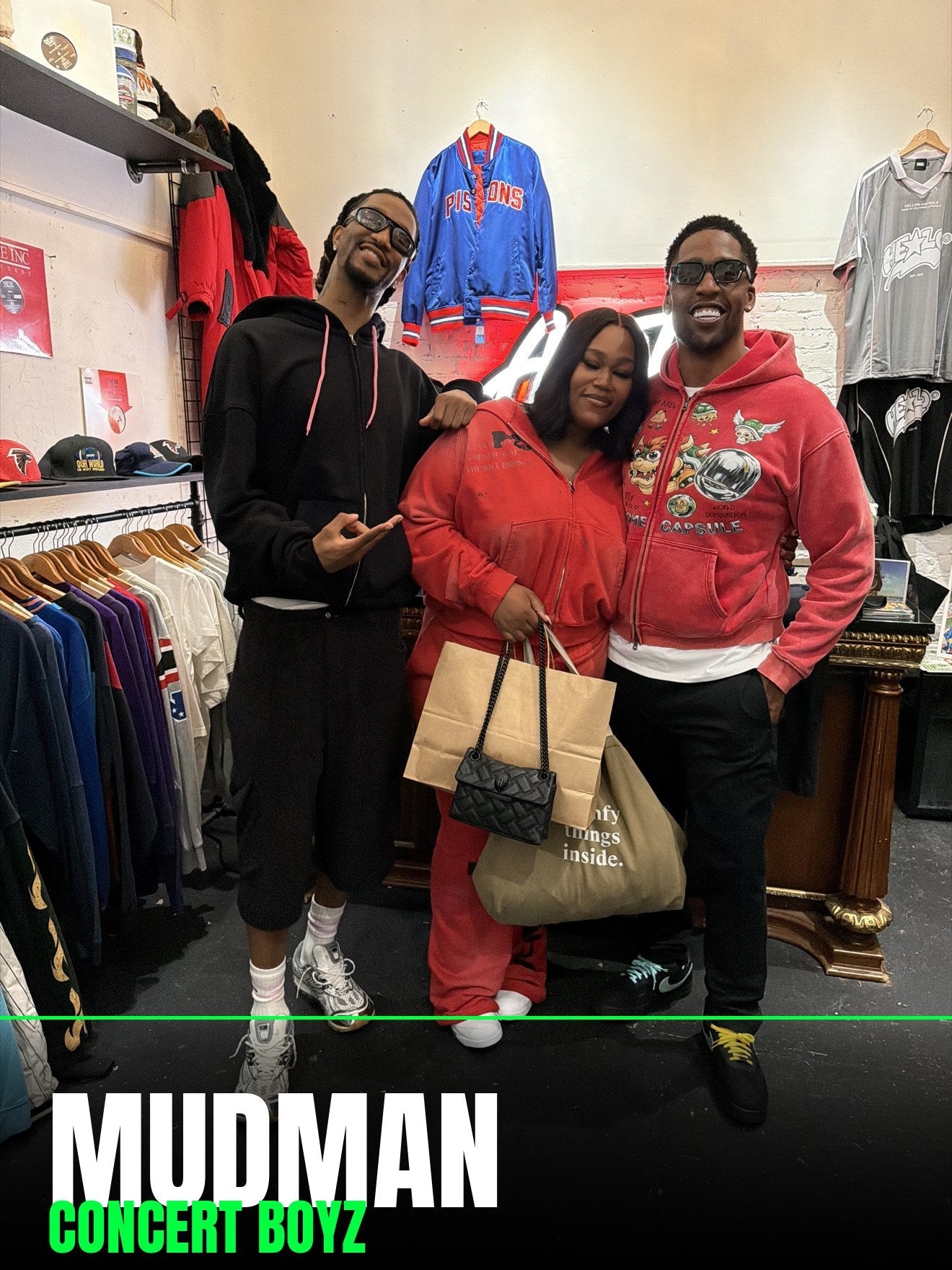 Concrete Boy MudMan Came Through A-List ATL to Shop Footprint