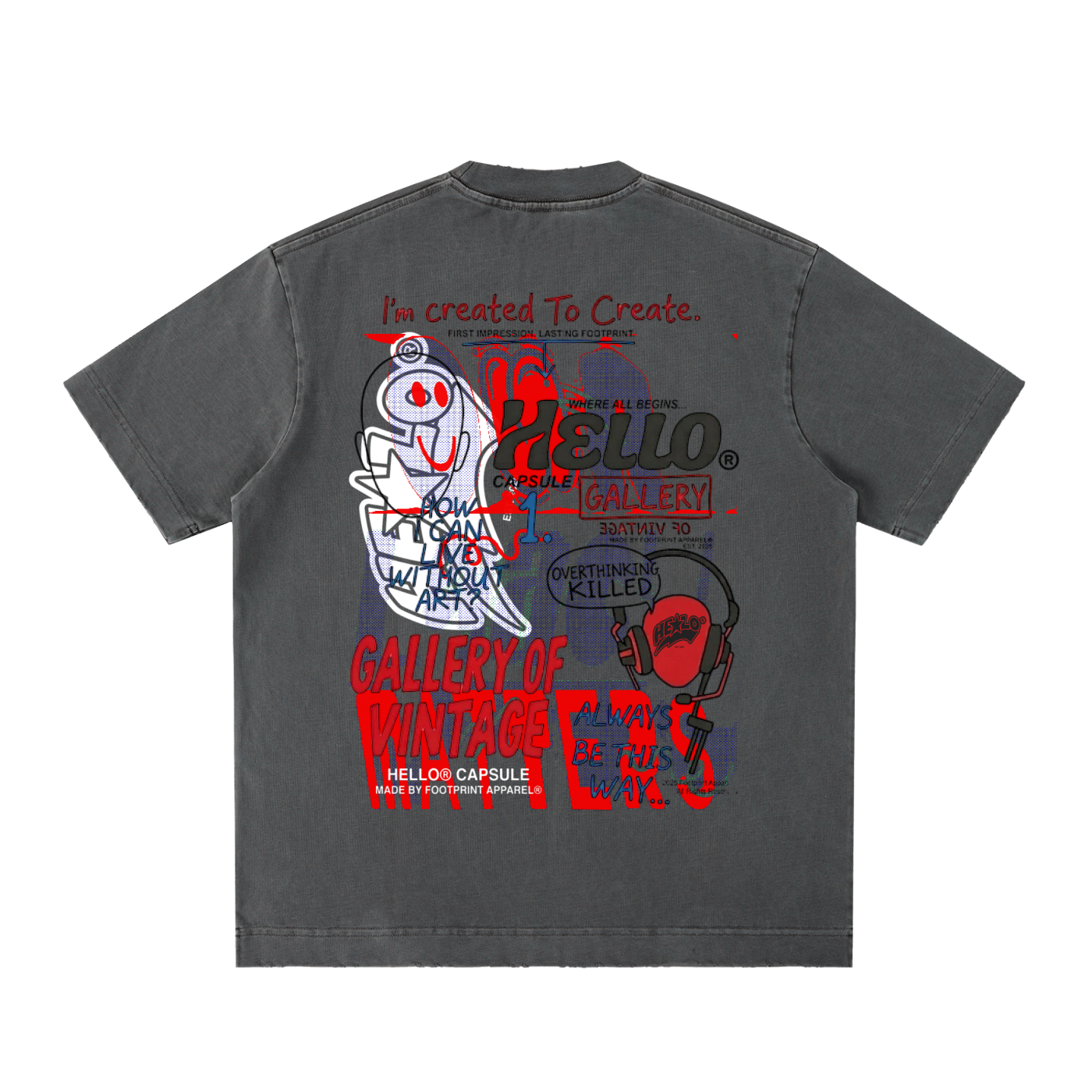 Footprint Apparel / HELLO® GALLERY OF VINTAGE Shirt