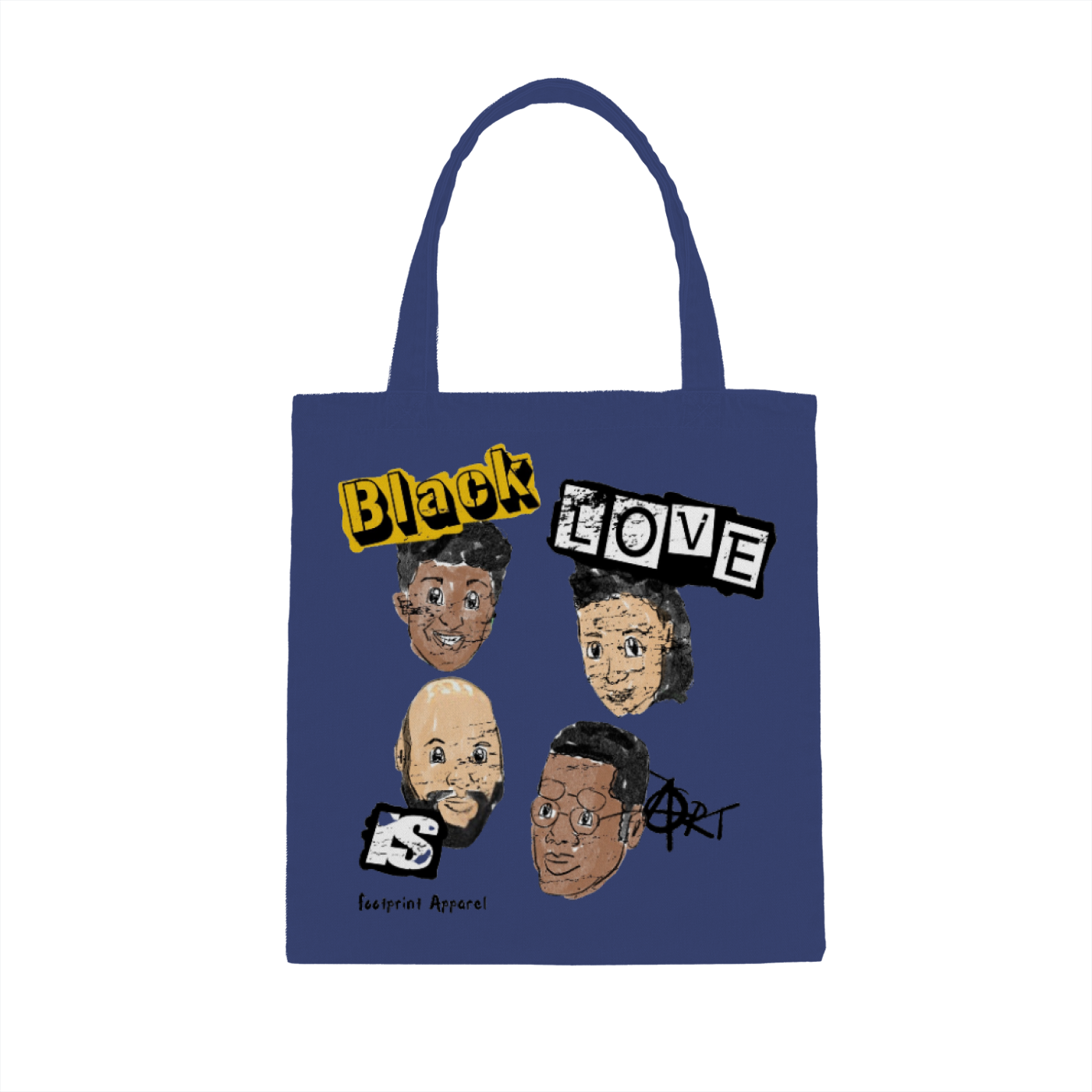 90's LOVE | Black Love is ART Tote Bag