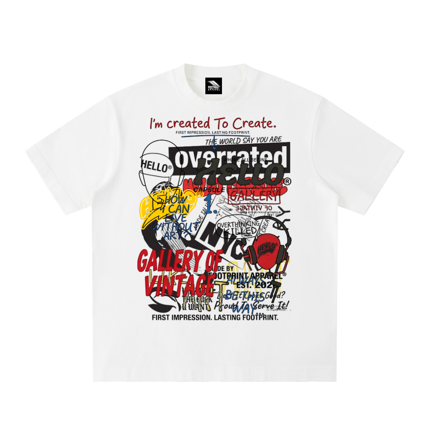 Footprint Apparel / HELLO® GALLERY OF VINTAGE Shirt