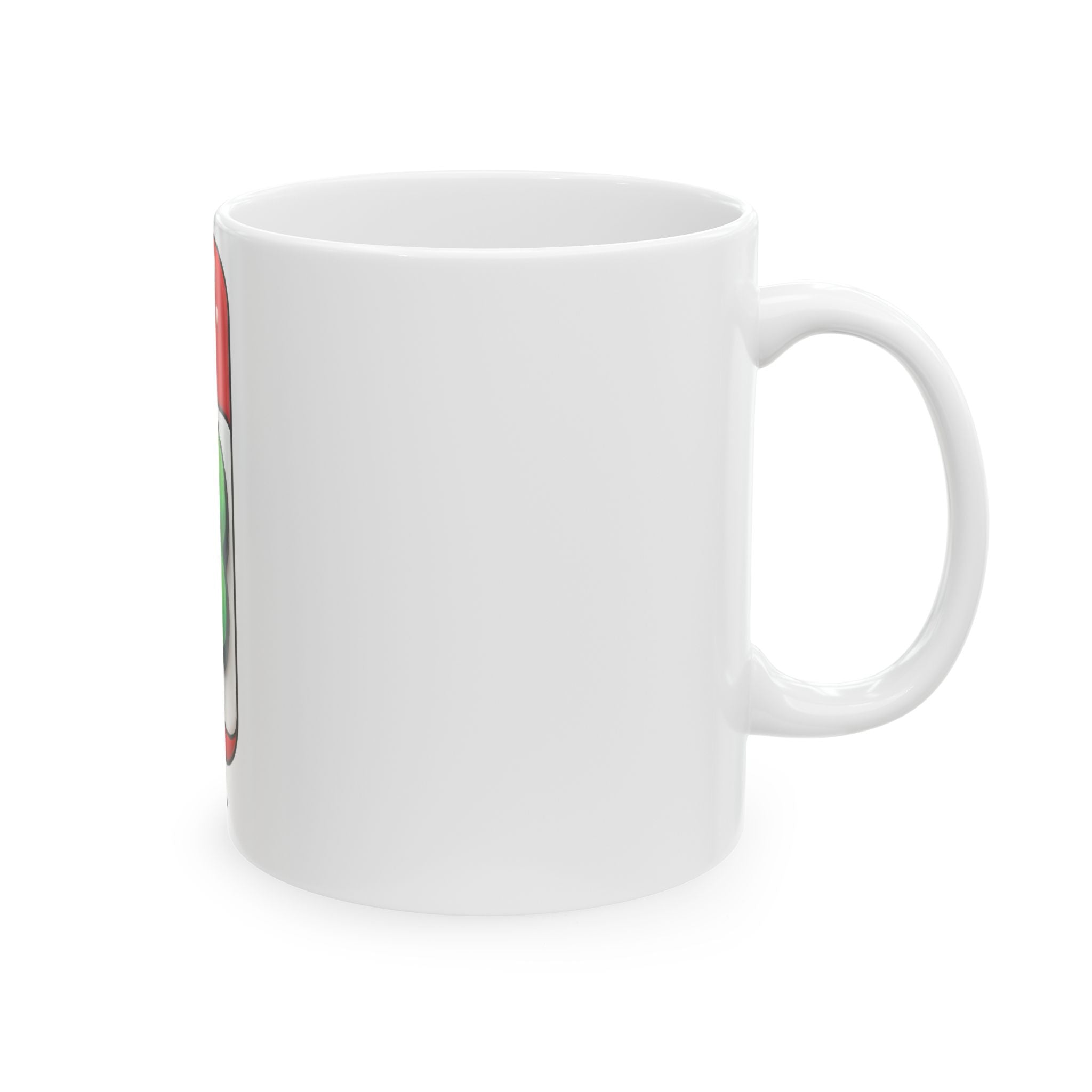 Mug en céramique graffiti « Bonjour, je m'appelle… » ​​(325 ml)
