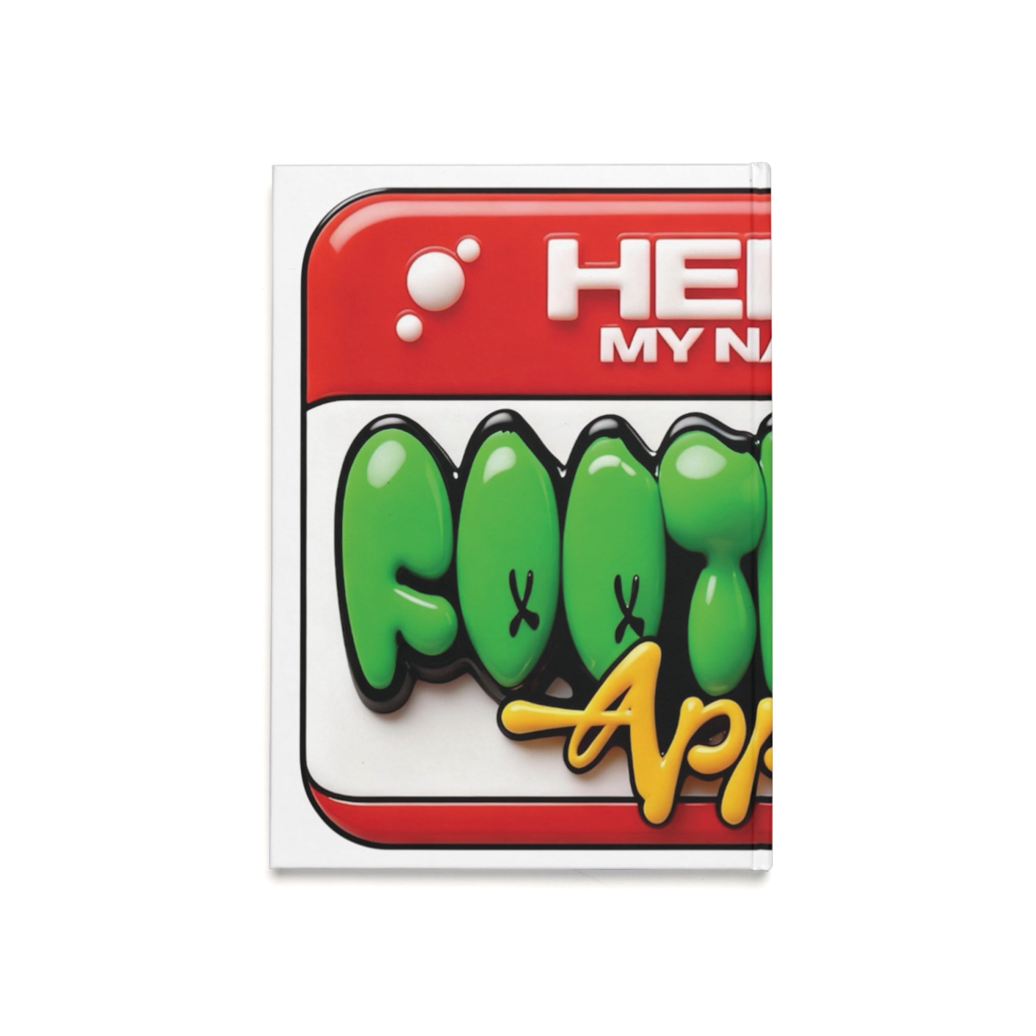 Journal à couverture rigide « Bonjour, je m'appelle »