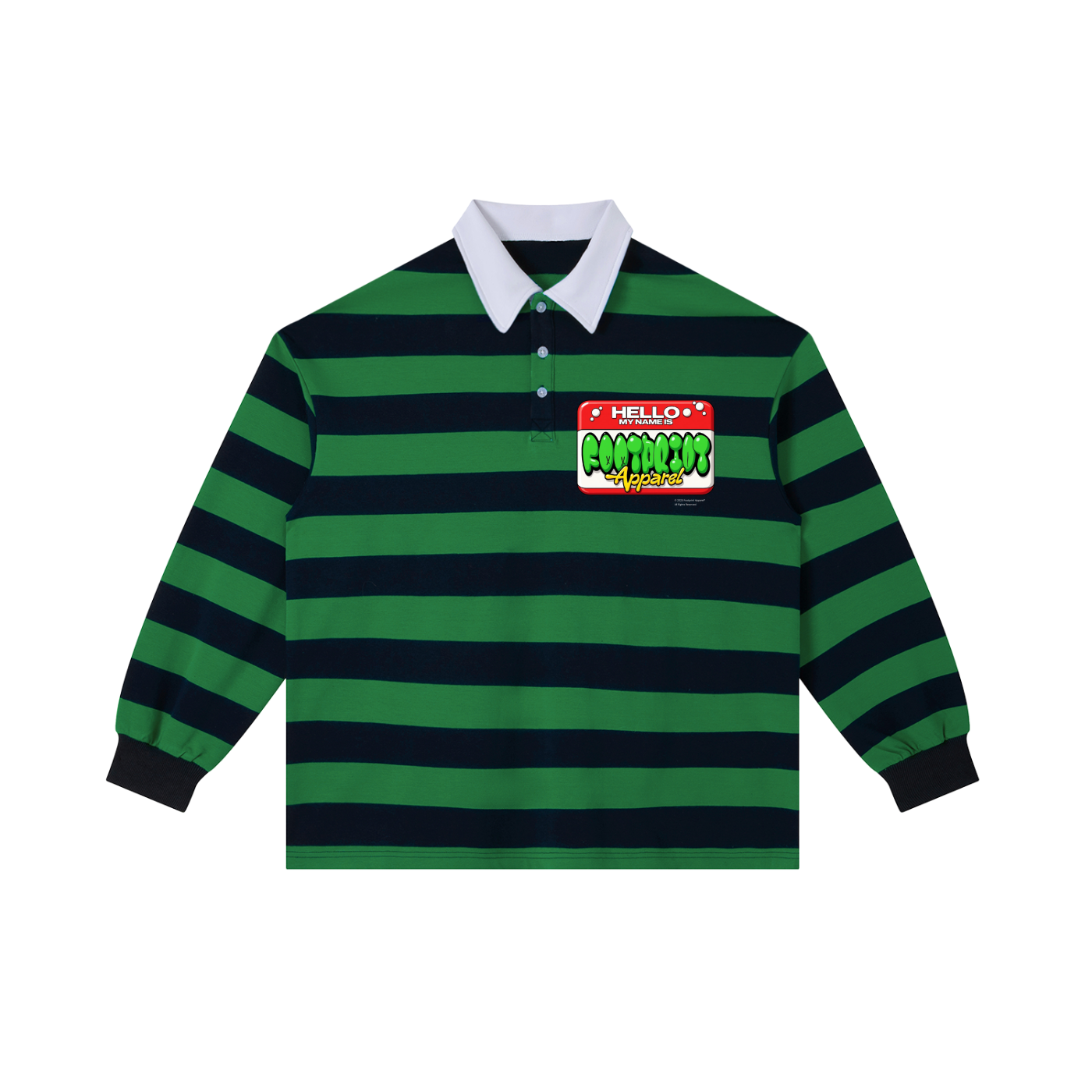 HELLO® Rugby Polo (G&BLU)