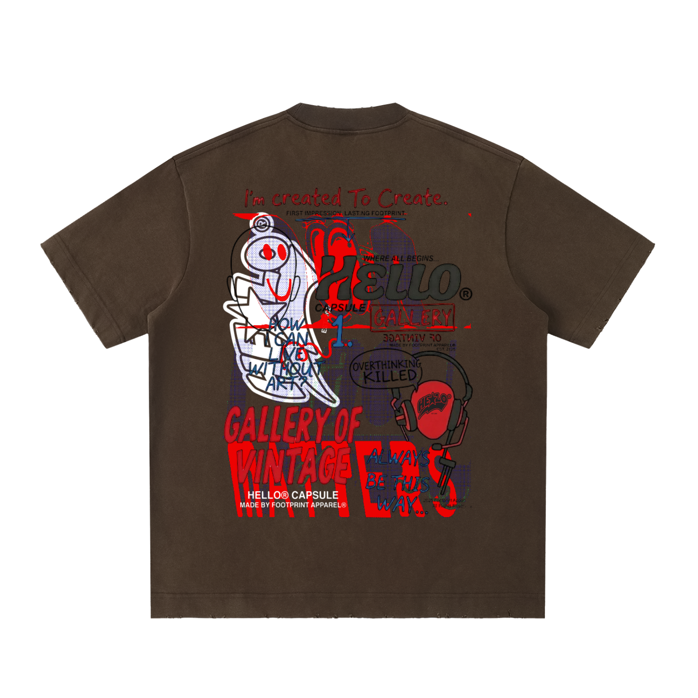 Footprint Apparel / HELLO® GALLERY OF VINTAGE Shirt