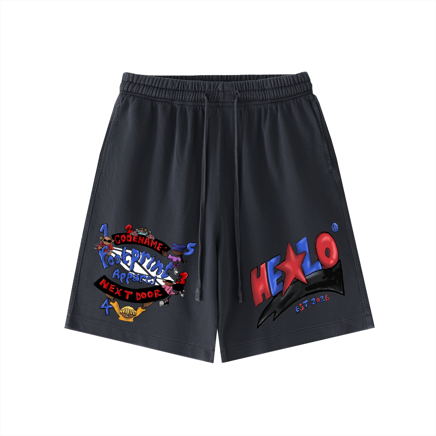 HELLO®: PART II Shorts - Footprint Apparel