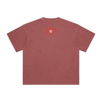Black Love University Alumni T-Shirt | Brick Red - Footprint Apparel