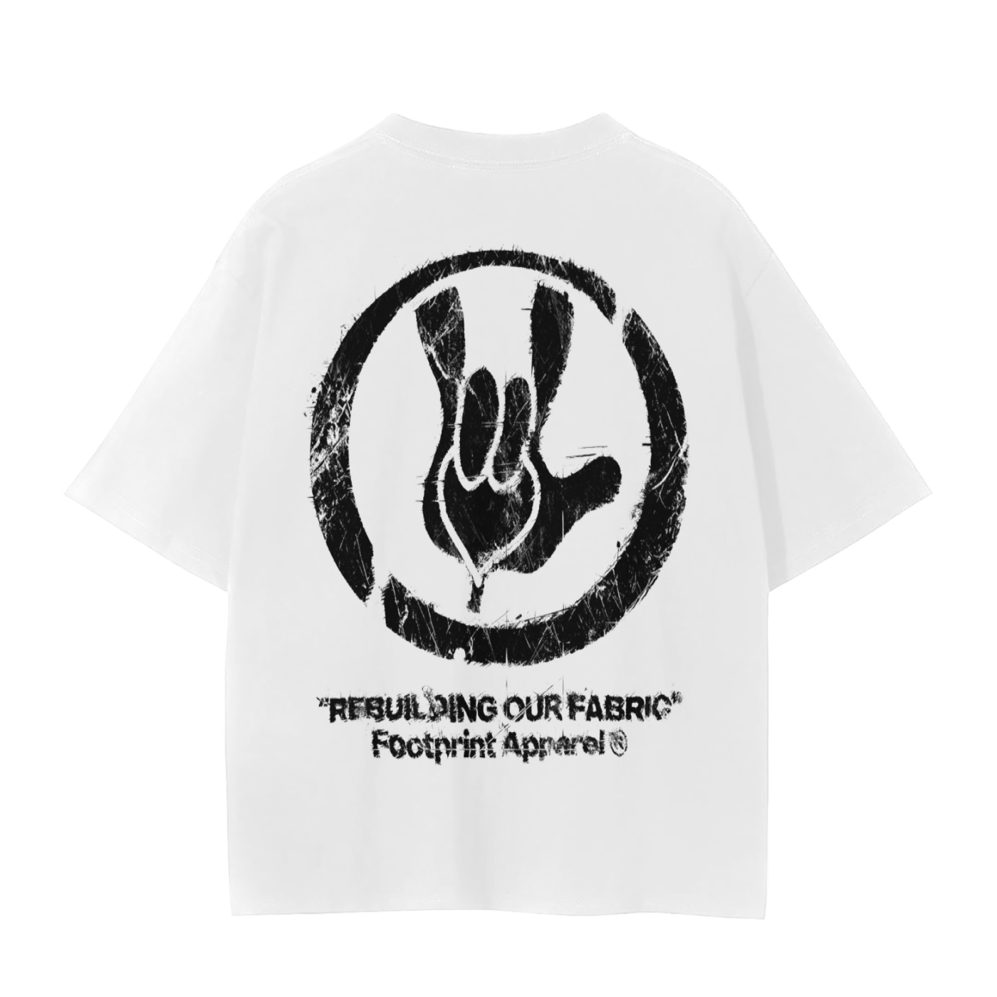 broadcast the revolution | WHITE - Footprint Apparel