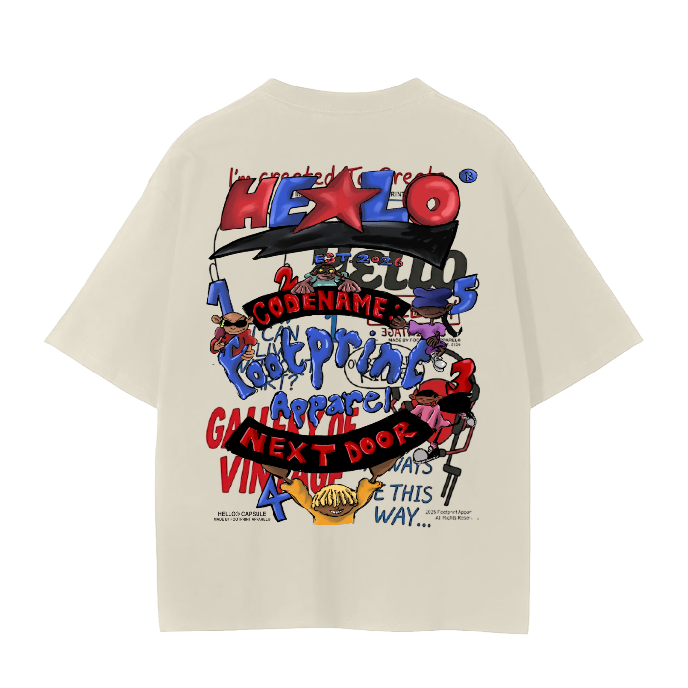 HELLO®: NEXT CODE T-Shirt - Footprint Apparel