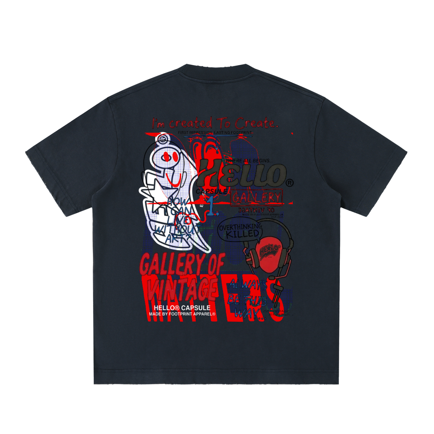 Footprint Apparel / HELLO® GALLERY OF VINTAGE Shirt