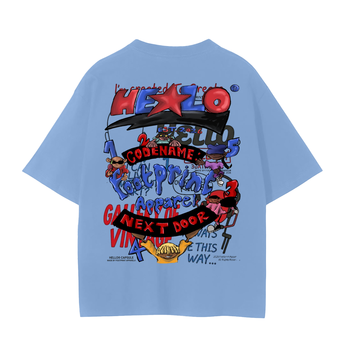 HELLO®: NEXT CODE T-Shirt - Footprint Apparel