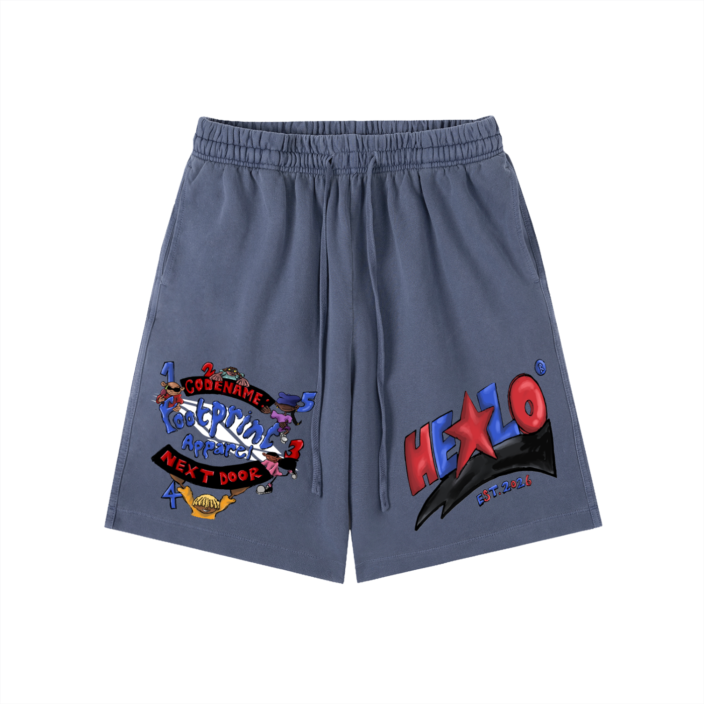 HELLO®: PART II Shorts - Footprint Apparel