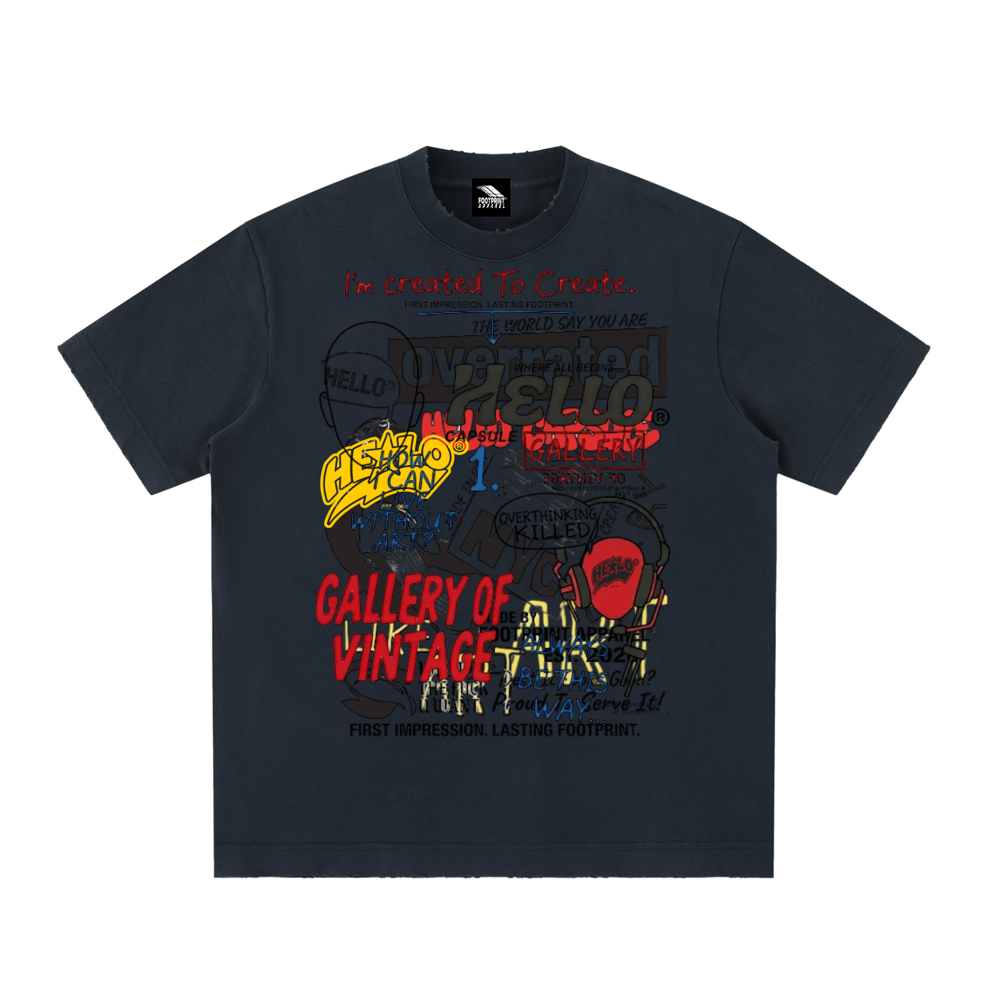 Footprint Apparel / HELLO® GALLERY OF VINTAGE Shirt
