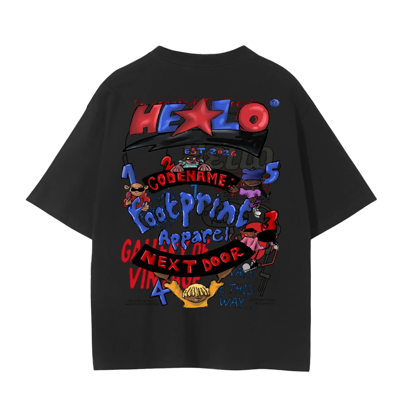 HELLO®: NEXT CODE T-Shirt - Footprint Apparel