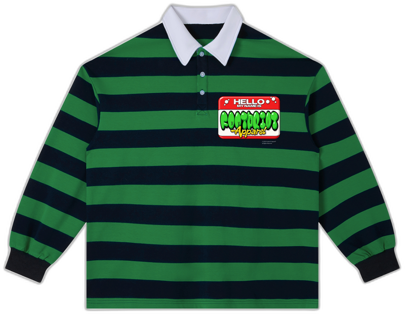 I AM FOOTPRINT® Green Rugby