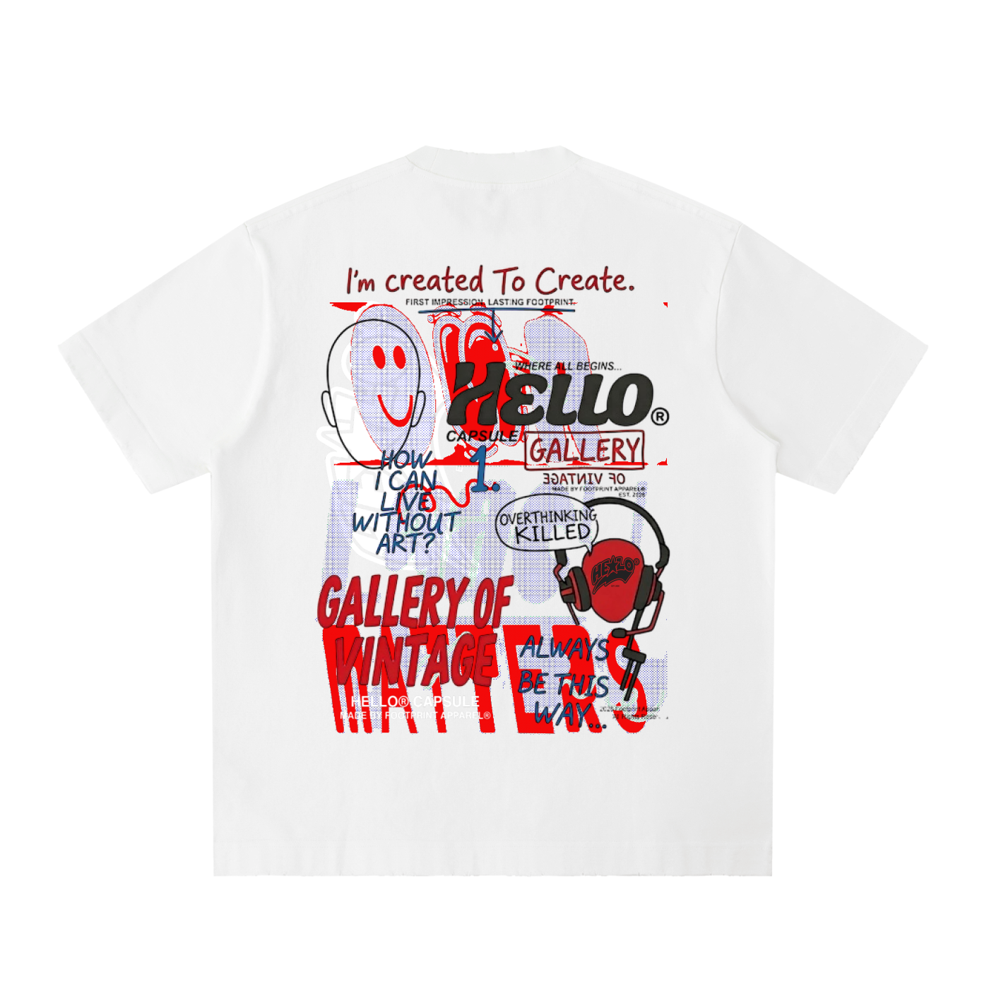 Footprint Apparel / HELLO® GALLERY OF VINTAGE Shirt
