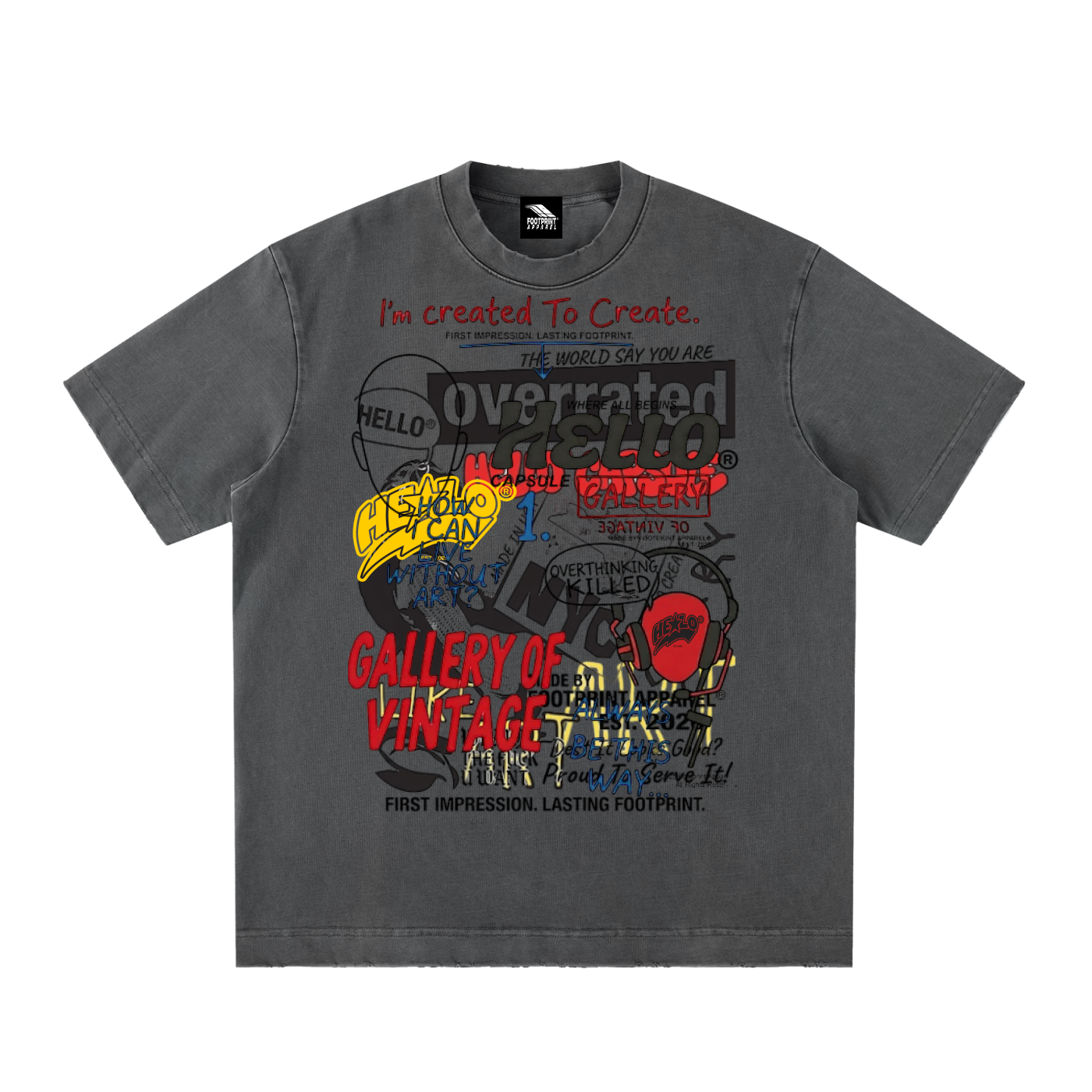Footprint Apparel / HELLO® GALLERY OF VINTAGE Shirt
