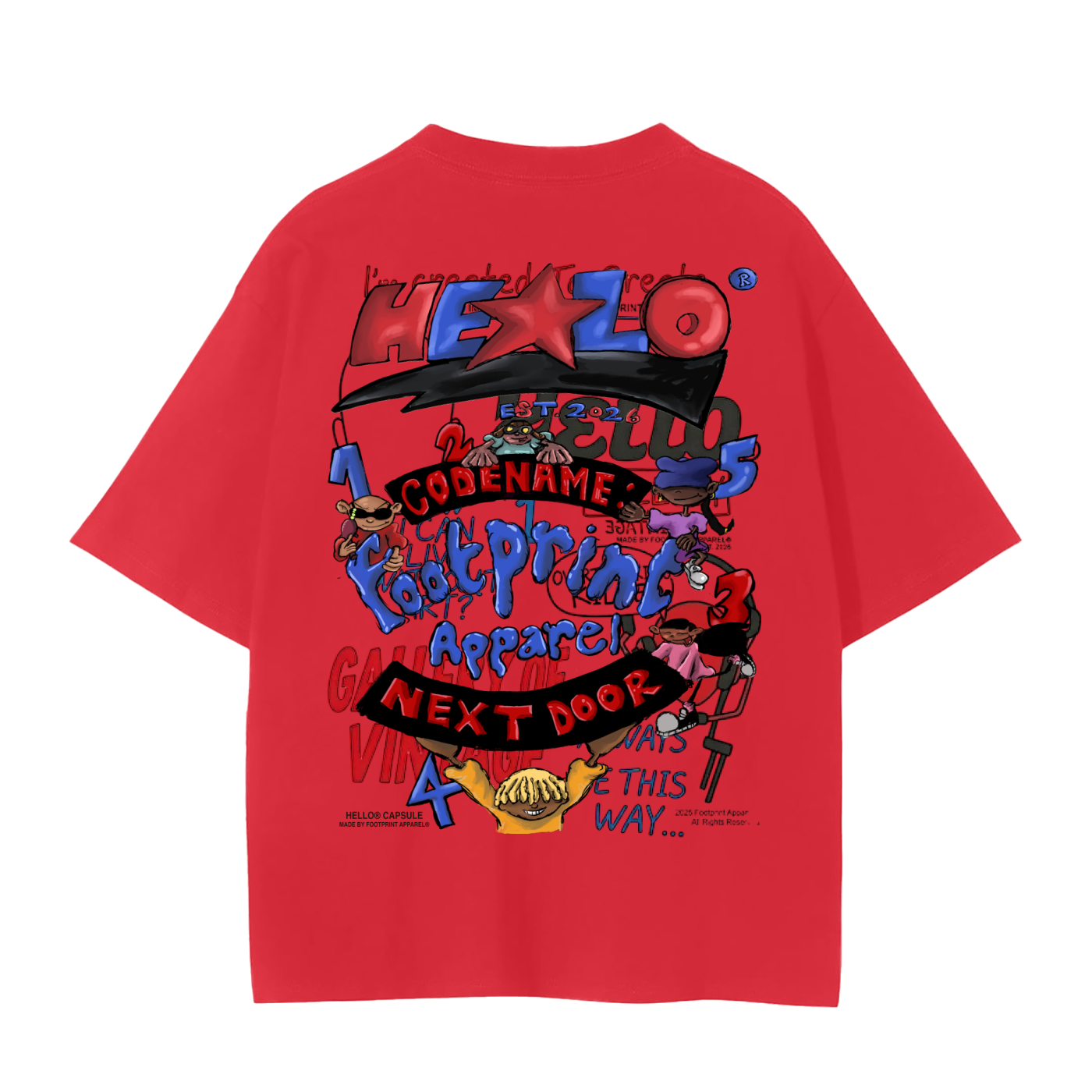 HELLO®: NEXT CODE T-Shirt - Footprint Apparel
