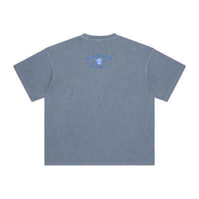 Black Love University Alumni T-Shirt | Gray Blue - Footprint Apparel